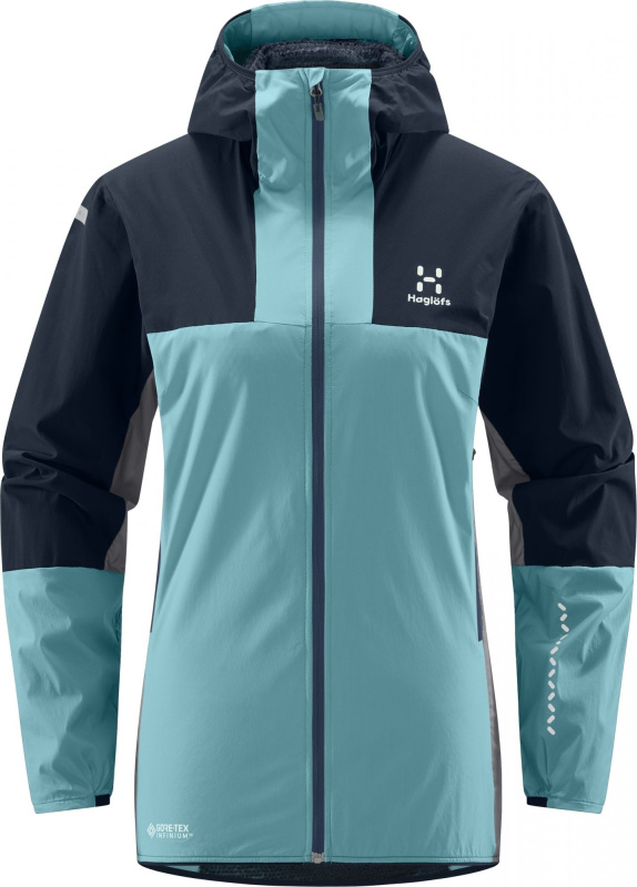 Dámská zimní bunda Haglöfs L.I.M Alpha Hood - modrá Velikost: S