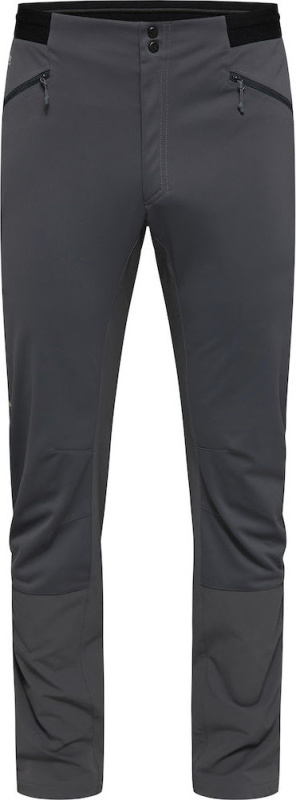Pánské softshellové kalhoty Haglöfs L.I.M Hybrid Softshell - tmavě šedá Velikost: S