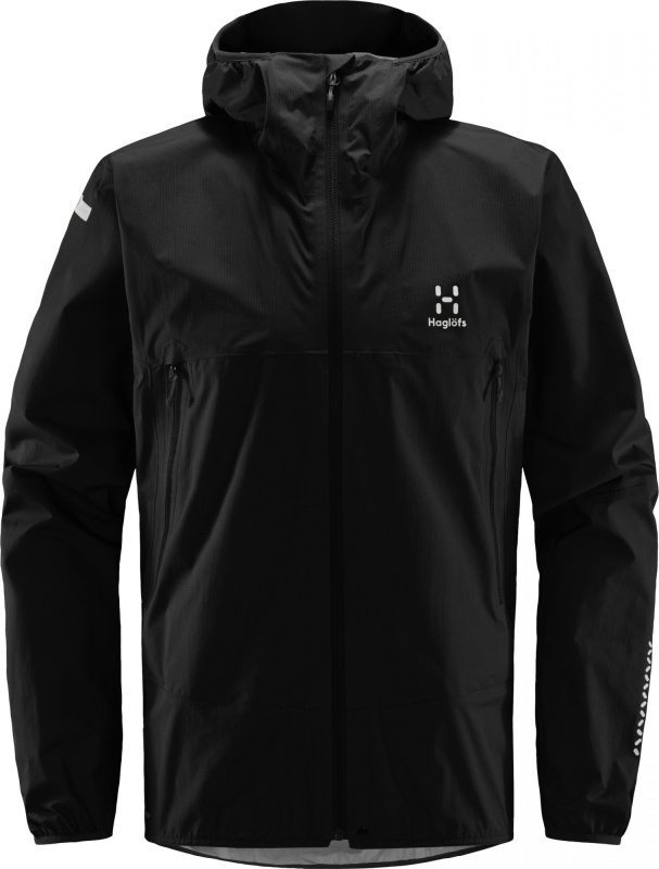 Pánská outdoorová bunda Haglöfs L.I.M Proof - černá Velikost: M