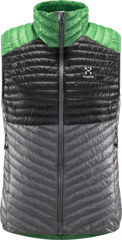 Dámská sbalitelná vesta Haglöfs L.I.M Mimic - šedo/zelená Velikost: XS