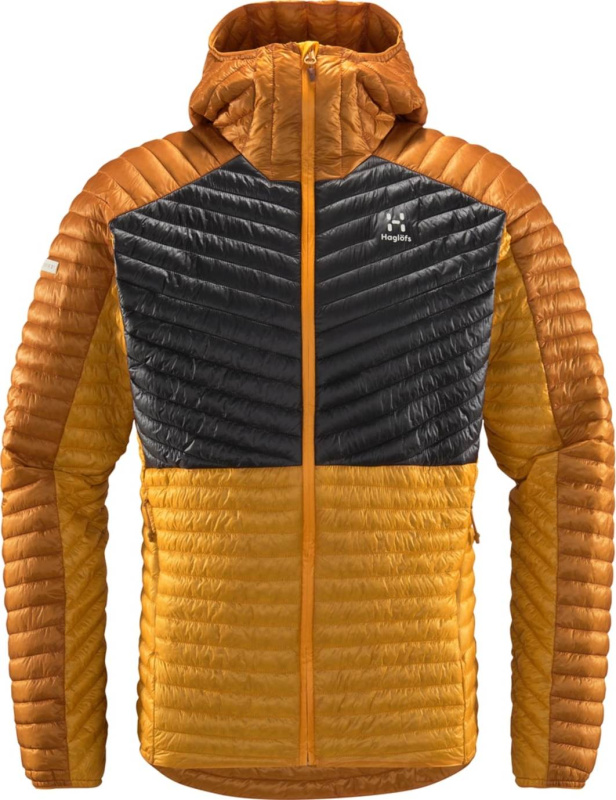 Pánská lehká bunda Haglöfs L.I.M Mimic Hood - žlutá Velikost: XXL