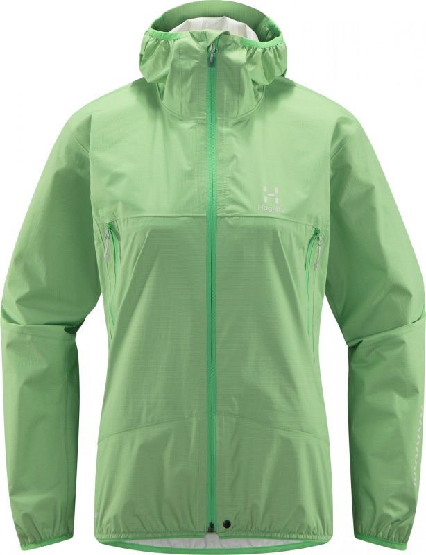 Dámská outdoorová bunda Haglöfs L.I.M Proof - světle zelená Velikost: XL
