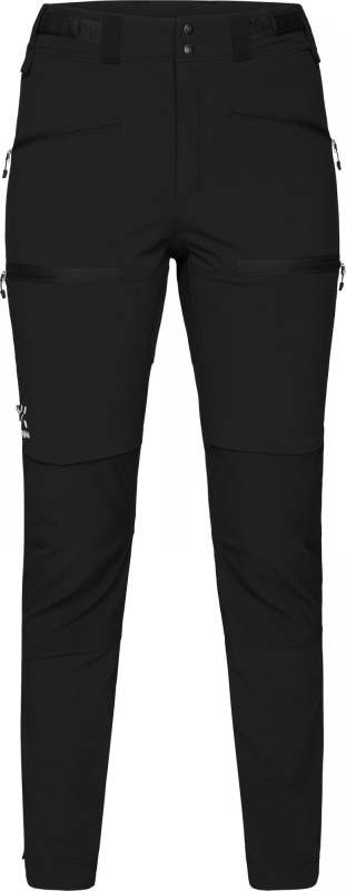 Dámské softshellové kalhoty Haglöfs Rugged Slim - černá Velikost: 38