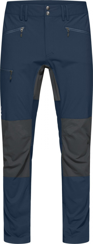 Pánské softshellové kalhoty Haglöfs Lite Slim - tmavě modrá Velikost: 58