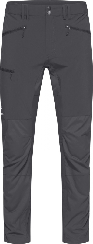 Pánské softshellové kalhoty Haglöfs Lite Slim - tmavě šedá Velikost: 58