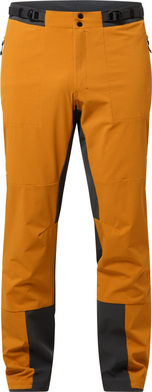 Pánské softshellové kalhoty Haglöfs L.I.M Quiver - žlutá Velikost: XXL
