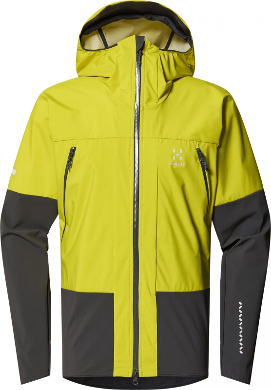 Pánská turistická bunda Haglöfs L.I.M Hybrid Touring Hood - zelená Velikost: M