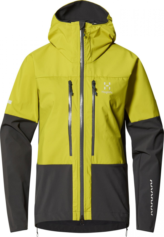 Dámská turistická bunda Haglöfs L.I.M Hybrid Touring Hood - zelená Velikost: XS