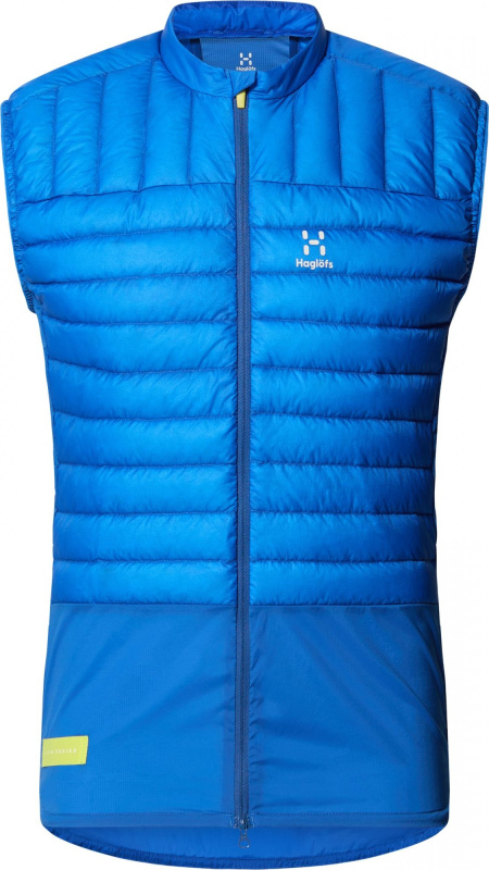 Pánská ultralehká vesta Haglöfs L.I.M IT Down - modrá Velikost: S
