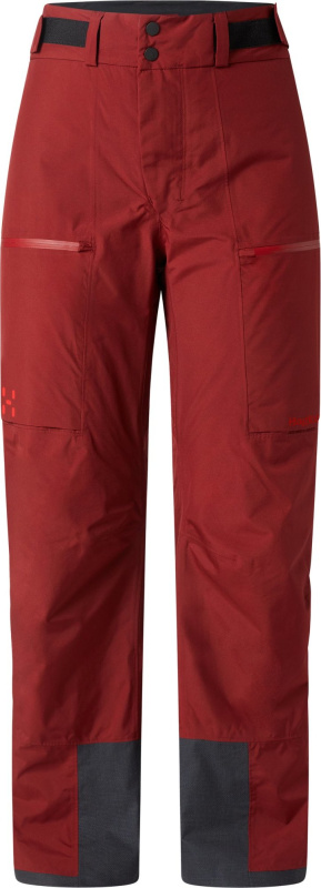 Dámské zimní kalhoty Haglöfs Latnja GTX - červená Velikost: M