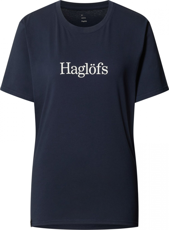 Dámské bavlněné triko Haglöfs Outsiders - tmavě modrá Velikost: S