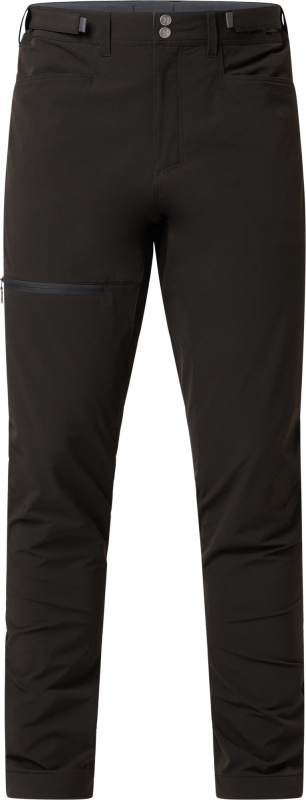 Pánské softshellové kalhoty Haglöfs Front Flex - černá Velikost: 50