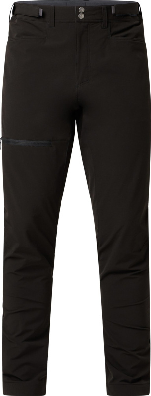 Pánské softshellové kalhoty Haglöfs Front Flex - černá Velikost: 52