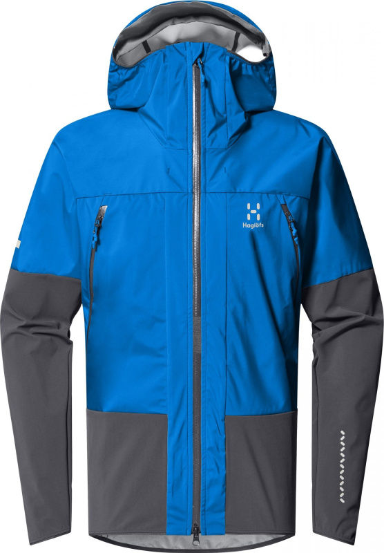 Pánská turistická bunda Haglöfs L.I.M Hybrid Touring Hood - modrá Velikost: M