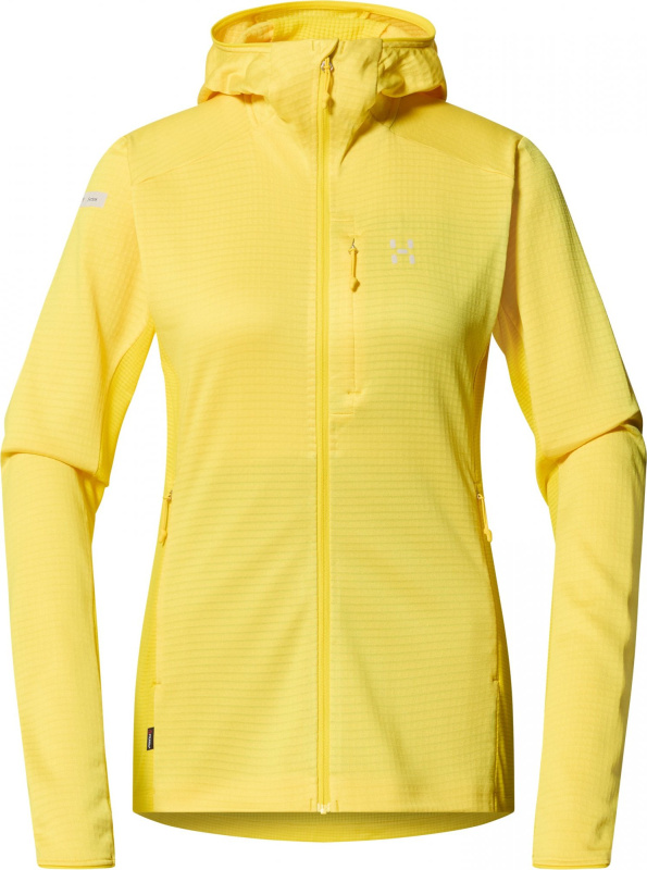 Dámská technická mikina Haglöfs L.I.M Mid Fast Hood - žlutá Velikost: XL