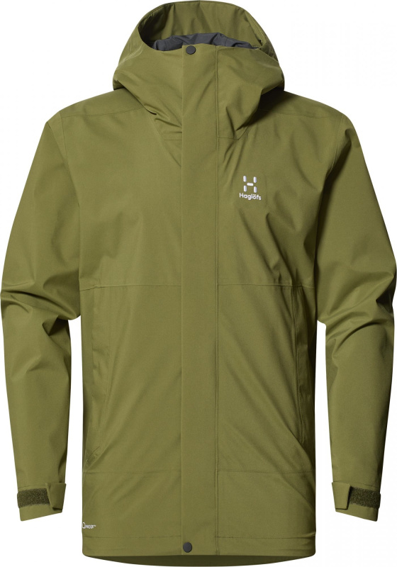Pánská outdoorová bunda Haglöfs Koyal Proof - zelená Velikost: M