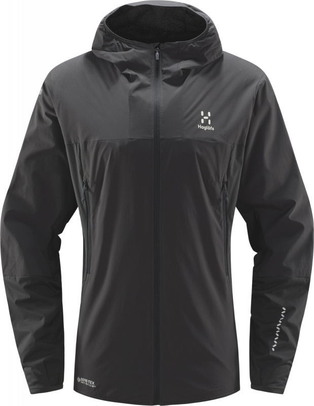 Pánská outdoorová bunda Haglöfs L.I.M Alpha Hood - černá Velikost: S