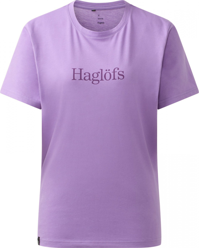 Dámské bavlněné triko Haglöfs Outsiders - fialová Velikost: L