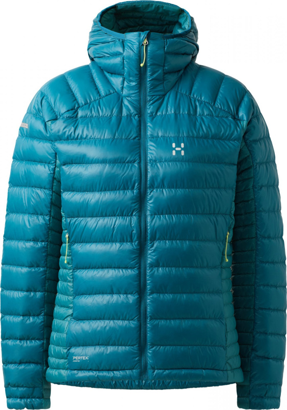 Dámská péřová bunda Haglöfs L.I.M Down Hood II - modrá Velikost: XS