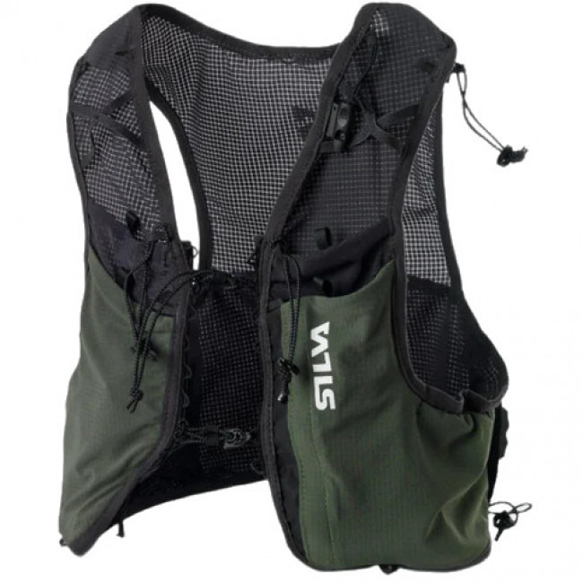 Běžecká vesta SILVA Strive Fly Green XS - tmavě zelená Velikost: XS