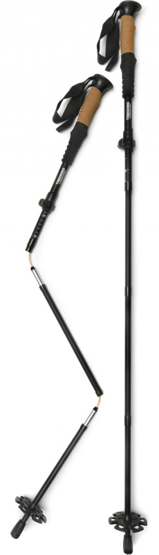 Turistické hole SILVA Trekking aluminum Z-fold black - černá Velikost: UNI