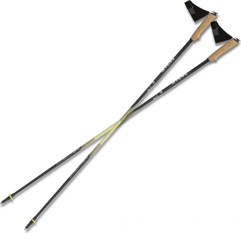 Trekové hole SILVA Running/Trekking carbon 110cm - černá Velikost: UNI