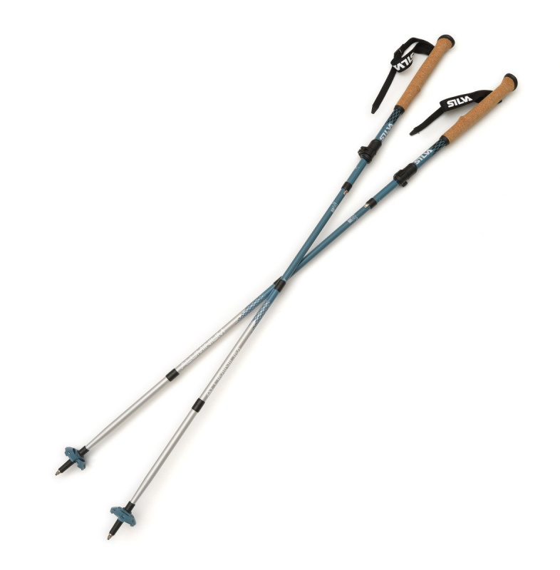 Trekové hole SILVA Trekking aluminum Z nastavitelné - šedá Velikost: UNI
