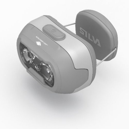 Čelovka SILVA Seek 450 Cord Recharge Whiteout - bílá Velikost: UNI