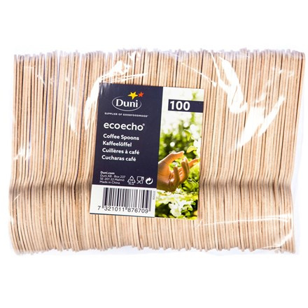 Duni Lžička 11 cm dřevěná 100 ks