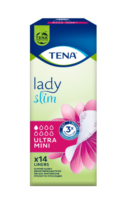 TENA Lady ultra mini slipové vložky 1 kapka 14 kusů