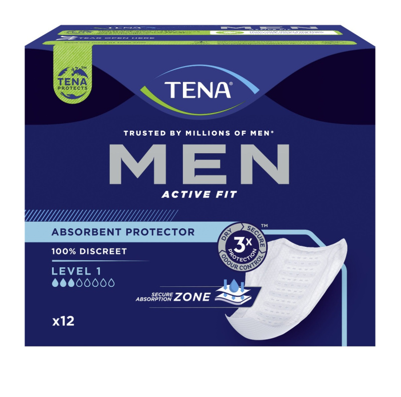 TENA Men Level 1 inkontinenční vložky 12 kusů 750661