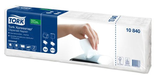 Tork Xpressnap® 10840 - bílý ubrousek (5 x 225 ks)