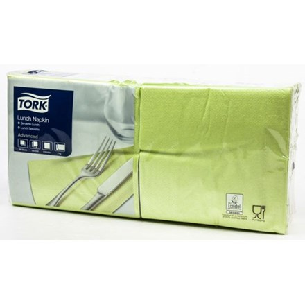 TORK Ubrousky 33 x 33 cm 2vrstvé limetka 200 ks