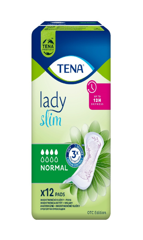 TENA Lady Slim Normal inkontinenční vložky 3 kapky 12 kusů 760491