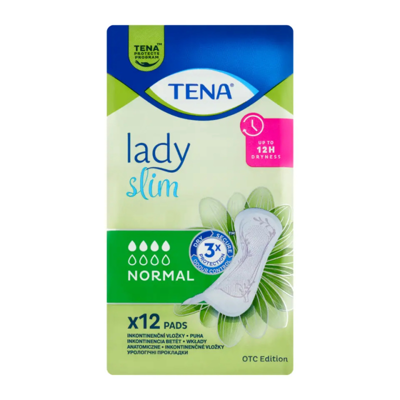 TENA Lady Slim Normal inkontinenční vložky 3 kapky 12 kusů 760491