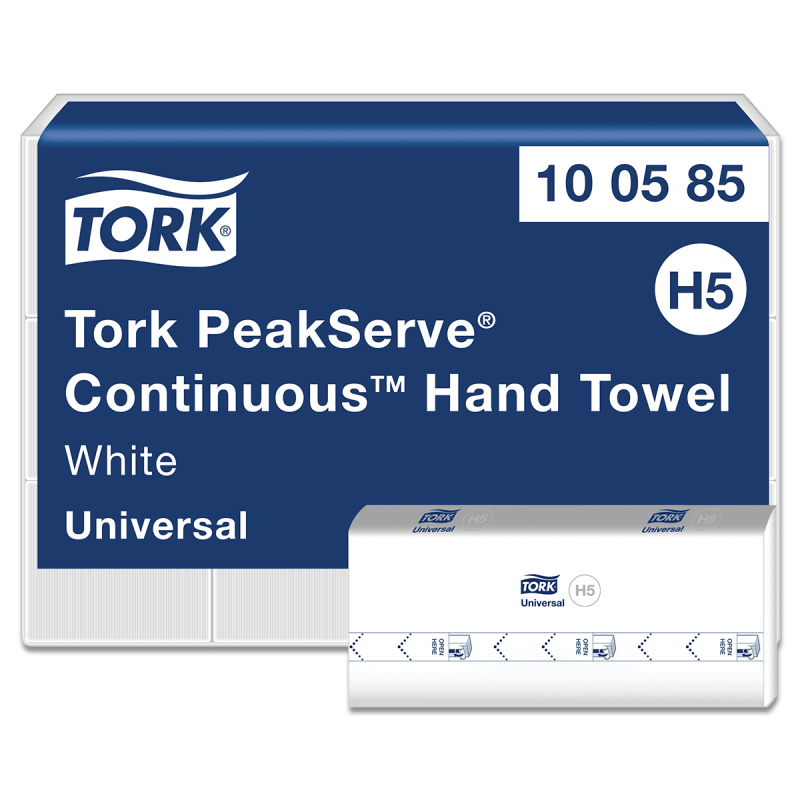Tork PeakServe - papírové ručníky - 1vrstvé, bílé