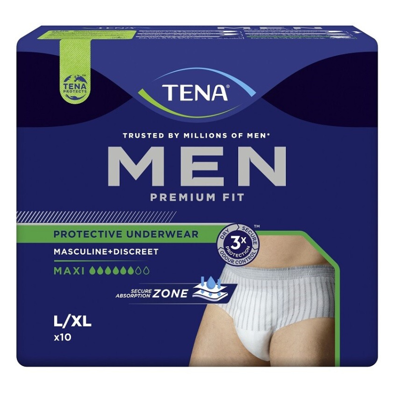 TENA Men PU Maxi L/XL ink.kalh.10ks 798306