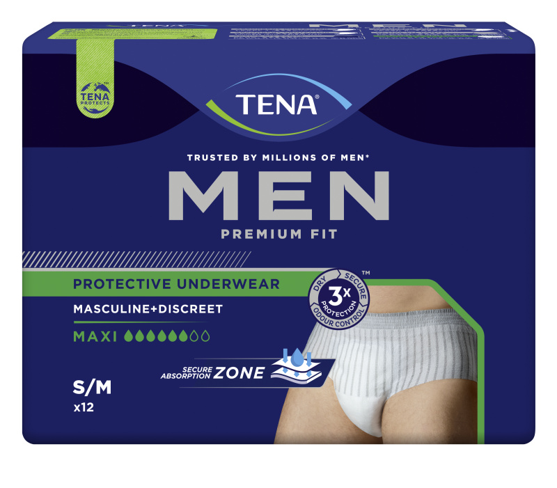 Tena Men Protective Underwear Maxi S/M inkontinenční kalhotky 10 ks