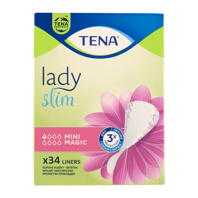 TENA Lady slim mini magic inkontinenční vložky 0,5 kapky 34 kusů