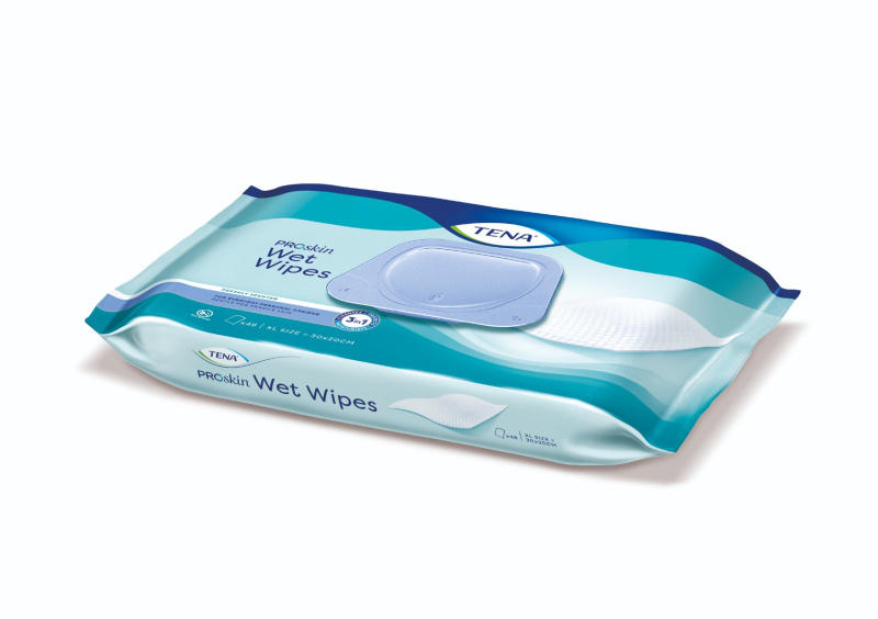 TENA Wet wipes vlhčené ubrousky 48 kusů 8339