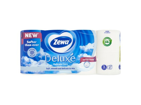 Zewa Deluxe Delicate Care Toaletní papír 3vrstvý 8 ks