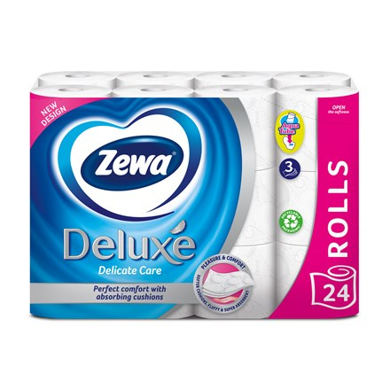 Zewa Toaletní papír Deluxe Delic Care 3vrstvý 19,3 m 24 ks