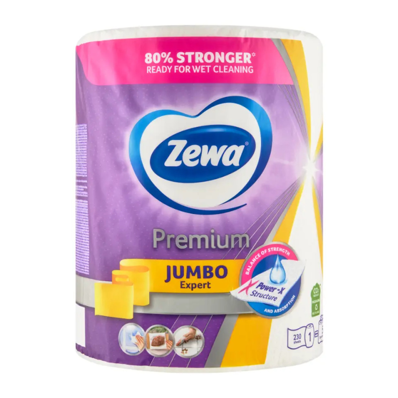Zewa Kuchyňské utěrky Premium Jumbo  53,8 m