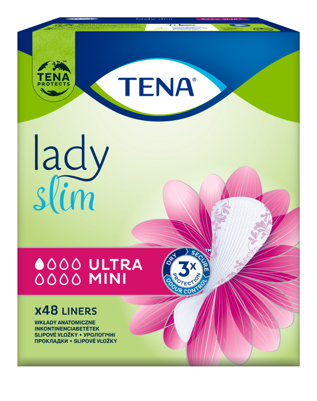 TENA Lady slim ultra mini inkontinenční vložky 761182 48 kusů