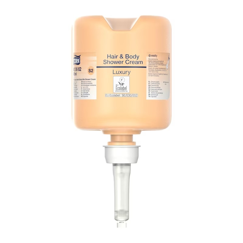 Tekutý luxusní sprchový gel na tělo a vlasy TORK 475ml S2