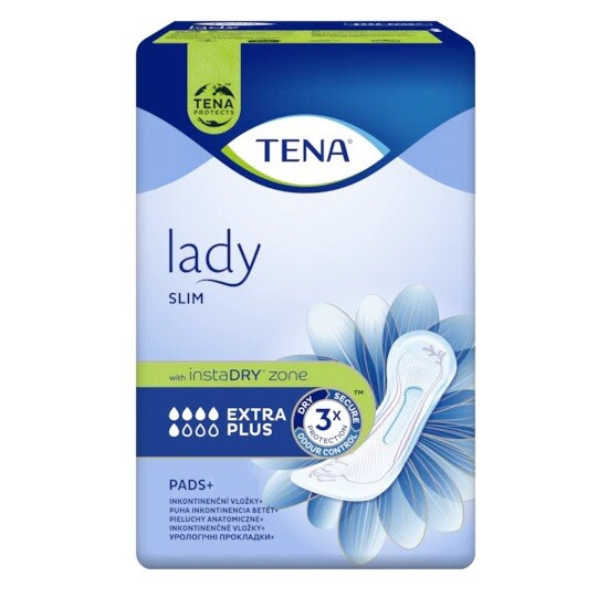 TENA Lady slim extra plus inkontinenční vložky 16ks 761673