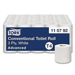 Toaletní papír TORK Premium - třívrstvý, bílý, 10 rolí