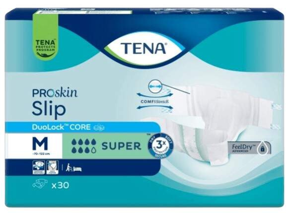 Tena Slip Super M inkontinenční kalhotky 30 ks