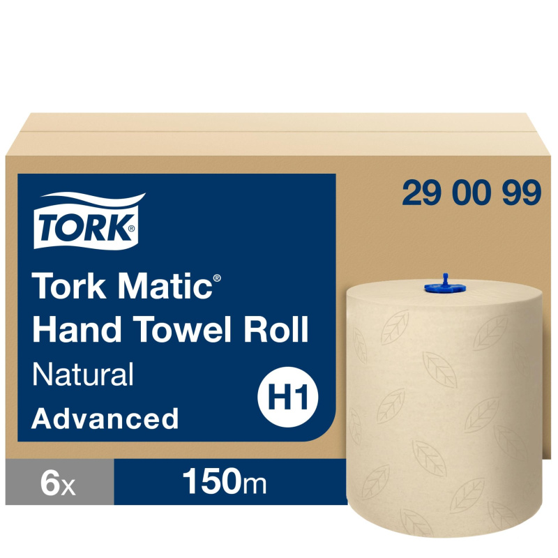 Papírové ručníky v roli Tork Matic - H1, 2vrstvé, 6 rolí