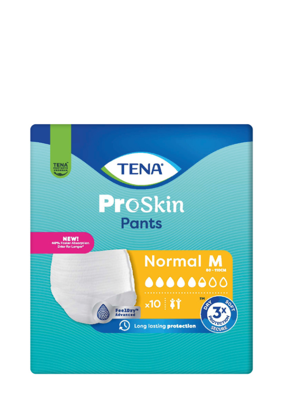Tena Pants ProSkin Normal M inkontinenční kalhotky 10 ks